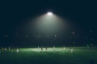 Football Futbol Soccer at night soccer,football,sport