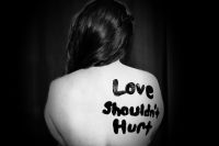 Domestic violence He was a weak man. The sort who needed to crush a woman in order to feel powerful. -John Mark Green 