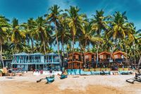 Beach shack Palolem Beach is one of the most beautiful beaches in Goa. If you are looking for peace and serenity then this should be on your bucket list when you travel to Goa. The crowd is less, beaches are clean, food is just amazing and what else do you need? palolem beach,sony alpha,indian beach