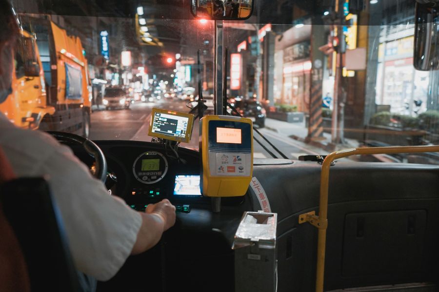 Bus driver taipei,taiwan,city