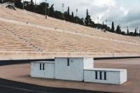 Olympics Ancient podium brown,greek,olympics